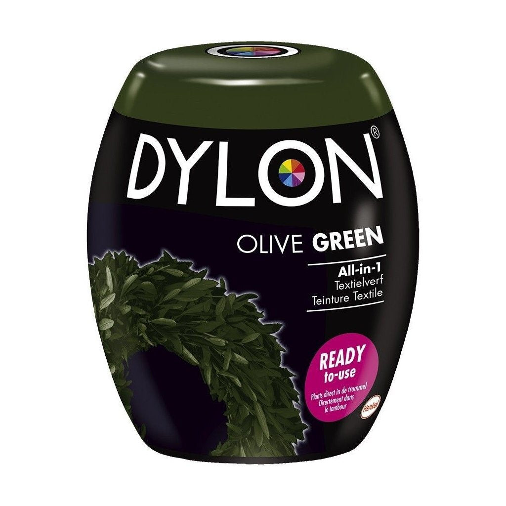 Farba tekstylna Basic Dylon do prania w pralce oliwkowo-zielona 350 gr