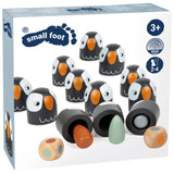 Mała stopa - drewniana memospel Pinguin, 26dlg.