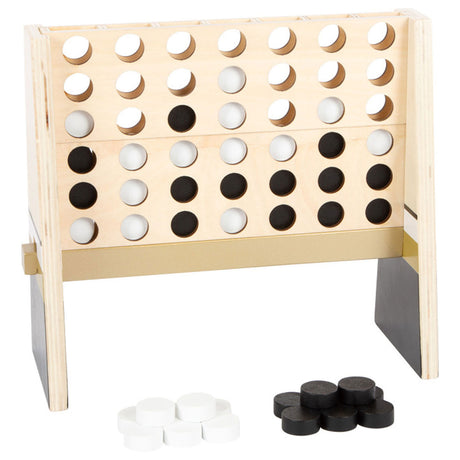 Mała stopa - cztery na 1 linii Wood Golden Edition Game