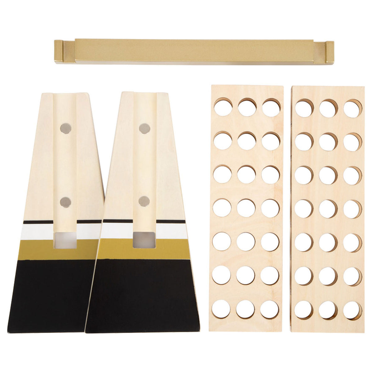 Mała stopa - cztery na 1 linii Wood Golden Edition Game
