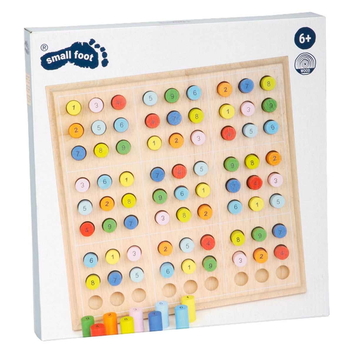 Mała stopa - drewniane sudoku