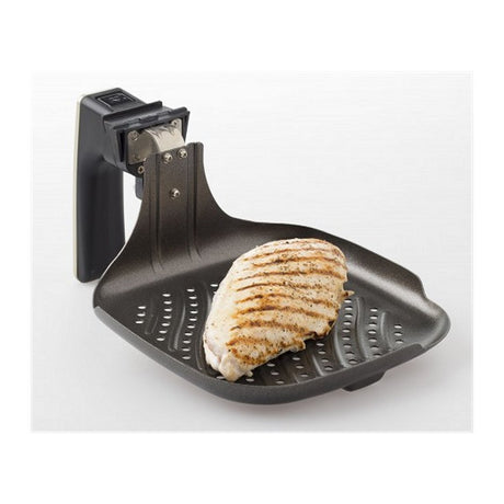 Fritel 150052 przekąska patelnia grillowa czarna