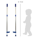 Mała stopa - metalowy regulowany niebieski niebieski, 145 cm