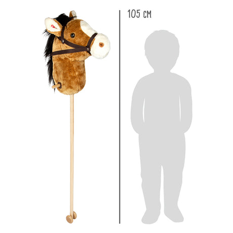 Mała stopa - drewniany koń hobbystyczny nico, 88cm