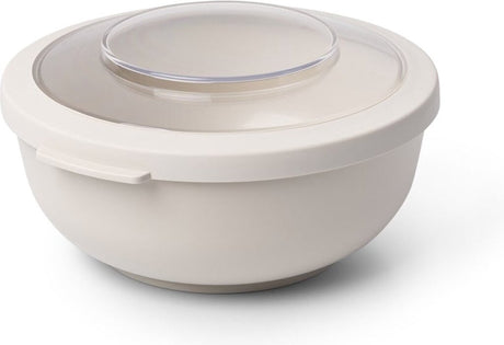 Amuse life Bowl pojemnik na lunch kompaktowy pojemnik na żywność z pokrywką z tritanu 200 ml szary