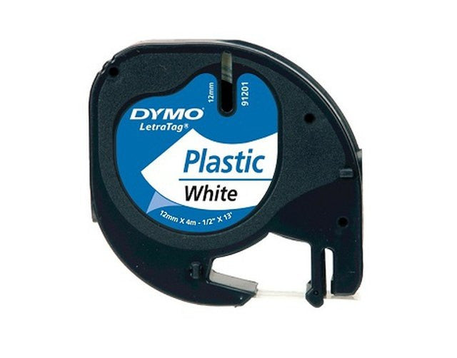 Taśma bigująca Dymo biało-czarna 91201