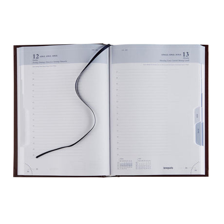Agenda Brepols minister Lima czarna 2026 15x21,5cm