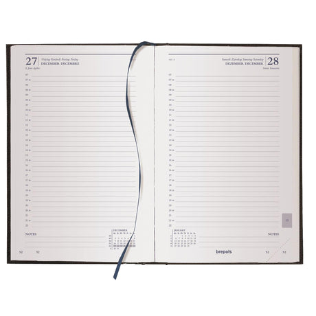 Agenda Brepols Saturn 1 dzień 2026 Lima Red