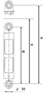 Amortyzator pralki Fixapart w1-05032 140n 8 mm