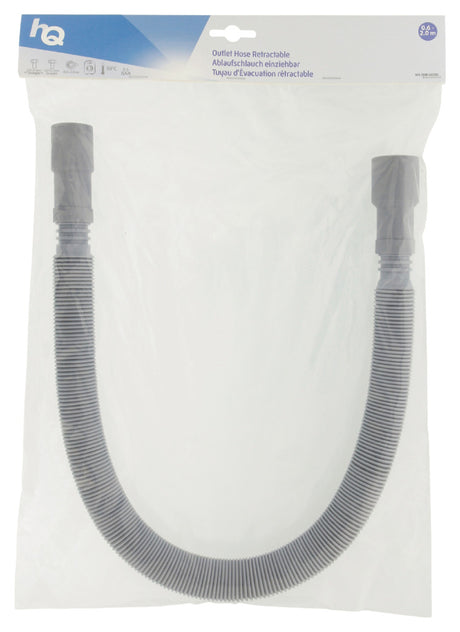 HQ w9-ohr-0620n przedłużany wąż odpływowy 24 19 mm prosty - 29 22 mm prosty 0,60 - 2,00 m
