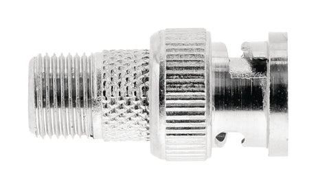 Valueline vlsp41965m adapter antenowy Bnc męski - złącze F żeńskie srebrne
