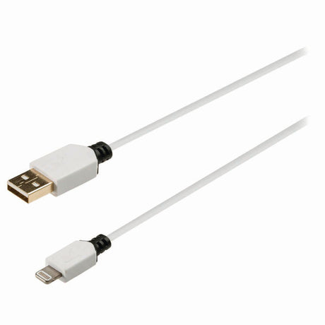 Kabel do transmisji danych i ładowania Nedis CCBW39300WT10 Apple Lightning 8-pinowy męski - USB A męski 1,0 m biały