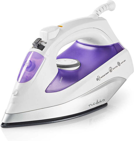 Żelazko parowe Nedis - 2000 W - uderzenie pary - ceramiczne - 0,3 l