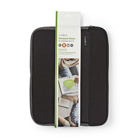 Nedis nbse13100bk pokrowiec na notebooka 13 - 14, neopren, czarny antracyt