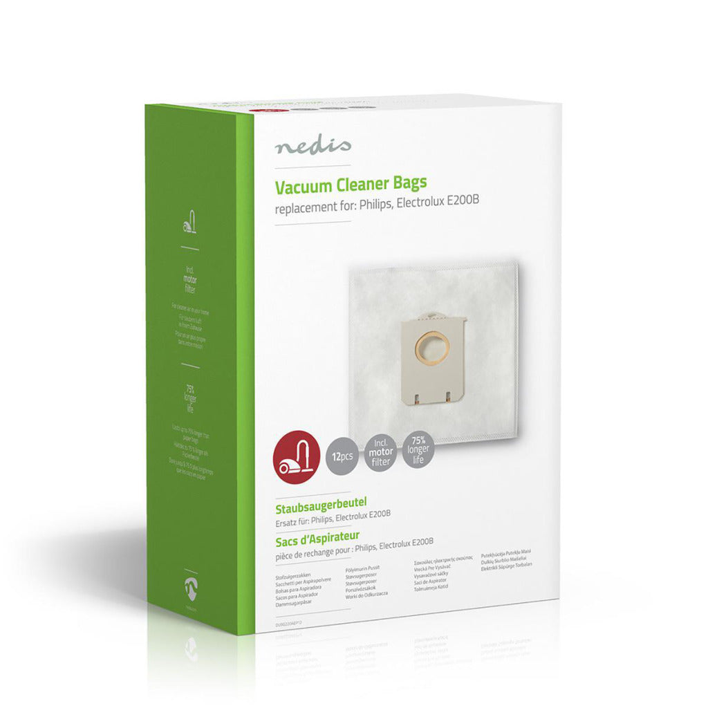 Nedis dubg220aep12 worek do odkurzacza philips, electrolux e200b