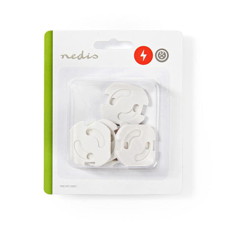 Nedis prevpc10wt ochraniacz do gniazdka ściennego typu f (schuko)