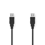 Kabel Nedis ccgt60000bk20 usb 2.0 męski - męski 2,0 m czarny