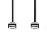Kabel Nedis ccgt60000bk20 usb 2.0 męski - męski 2,0 m czarny