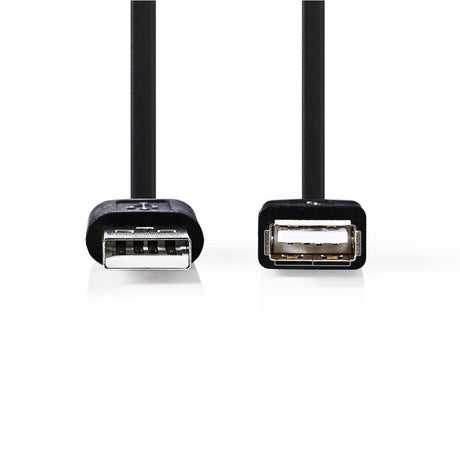 Kabel Nedis ccgt60010bk10 USB 2.0 męski - USB żeński 1,0 m czarny