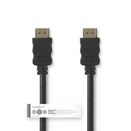 Kabel Nedis CVGT34000bk20 high speed HDMI ze złączem Ethernet HDMI - złącze HDMI 2,0 m czarny