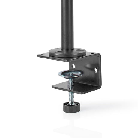 Ergonomiczny uchwyt do monitora Nedis ergotmm100bk, trzy ramiona monitora, obrotowy i uchylny, czarny