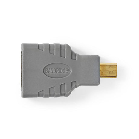 Bandridge BVP130 Adapter HDMI Złącze mikro HDMI - HDMI żeńskie, szare