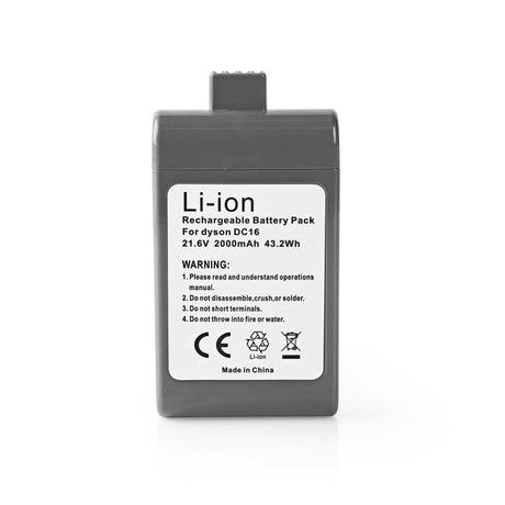 Akumulator do odkurzacza Nedis V2AHDY21V602 Li-ion 21,6 V 2 Ah 43,2 WH Zamiennik do serii Dyson DC16