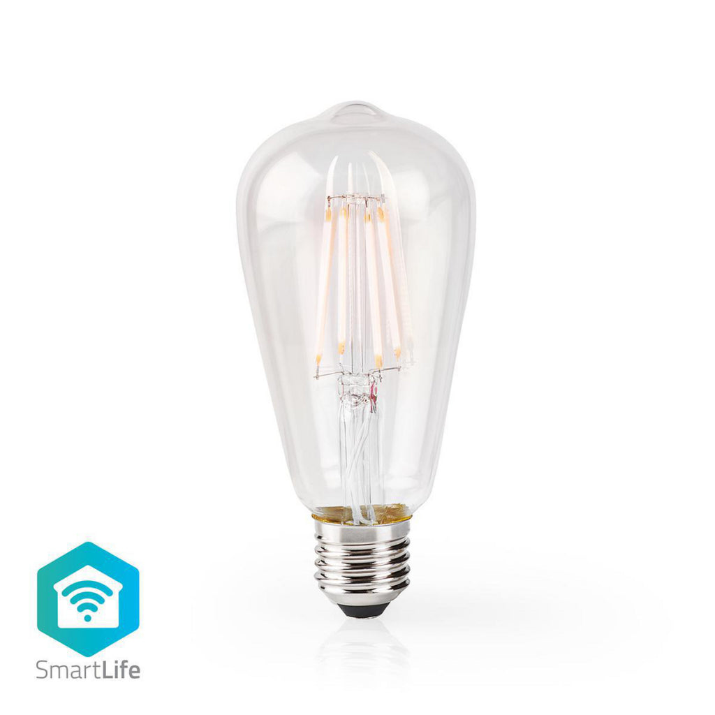 Nedis wifilf10wtst64 inteligentna żarówka LED Wi-Fi e27 st64 5 w 500 lm