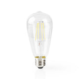 Nedis wifilf10wtst64 inteligentna żarówka LED Wi-Fi e27 st64 5 w 500 lm