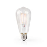 Nedis wifilf10wtst64 inteligentna żarówka LED Wi-Fi e27 st64 5 w 500 lm