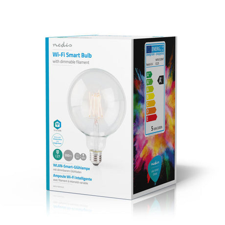Nedis wifilf10wtg125 inteligentna żarówka LED Wi-Fi e27 125 mm 5 w 500 lm