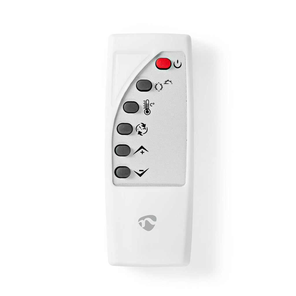 Nedis WiFiHTPL20FWT Inteligentny grzejnik konwektorowy z termostatem WiFi Szklany panel przedni 2000W biały