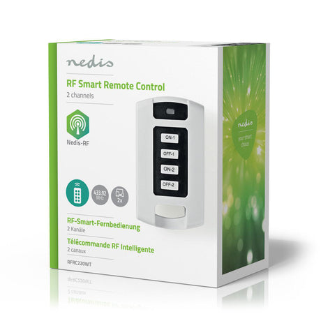 Inteligentny pilot Nedis RFRC220WT RF 2 kanały