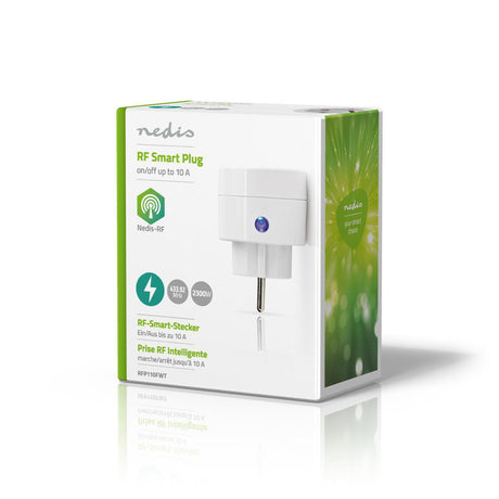 Nedis rfp110fwt inteligentna wtyczka rf on off schuko typ f 2300 w