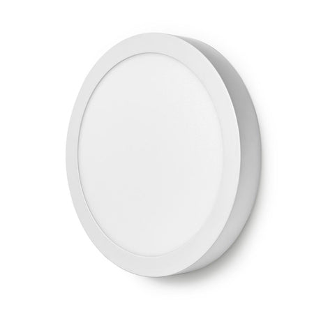 Inteligentna lampa sufitowa Nedis wifilaw20wt Wi-Fi okrągła oslash; 30 cm od ciepłej do chłodnej bieli 1200 lm 18 w smukłym aluminium