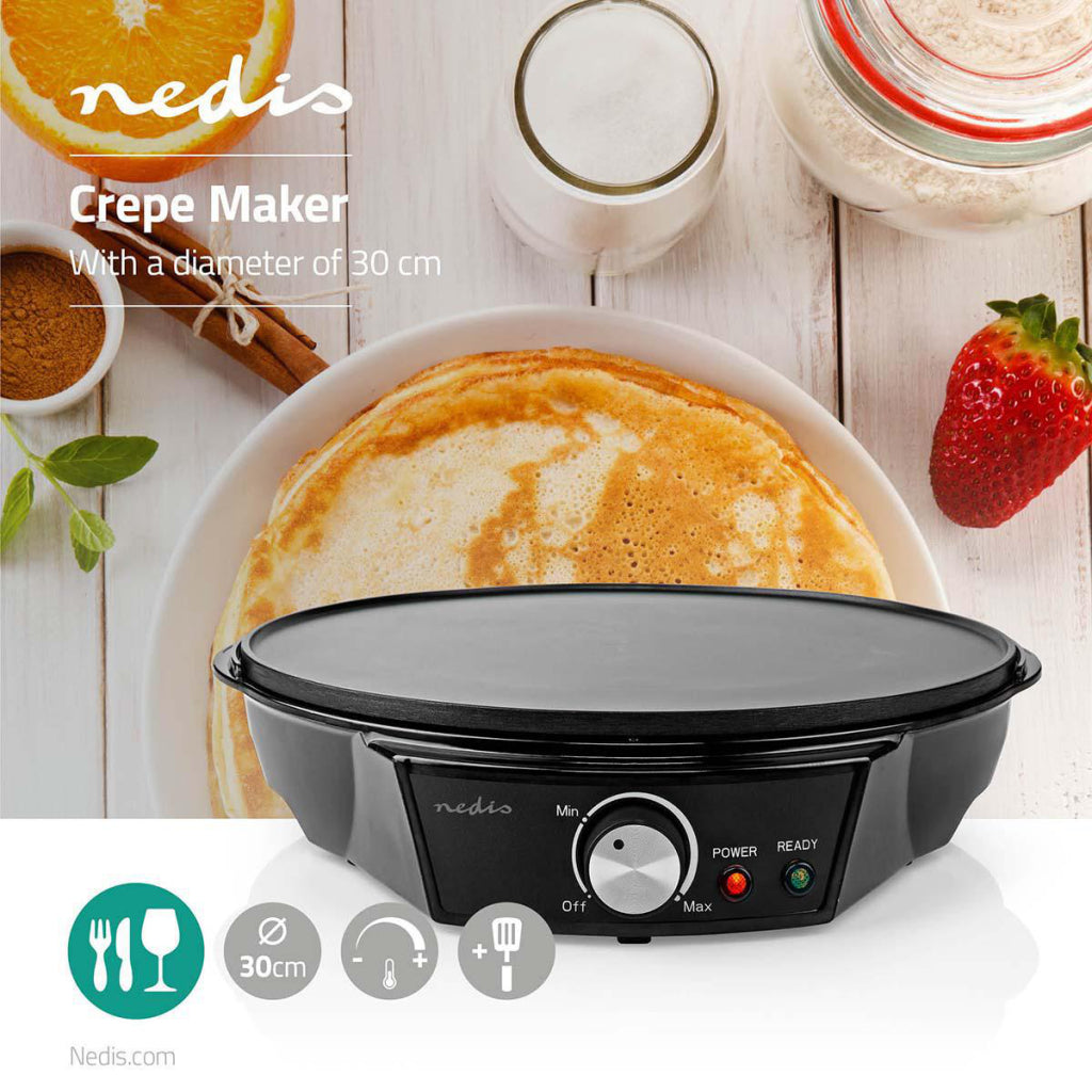 Nedis FCCM120FBK30 Cr ecirc;pes maker 30 cm czarny