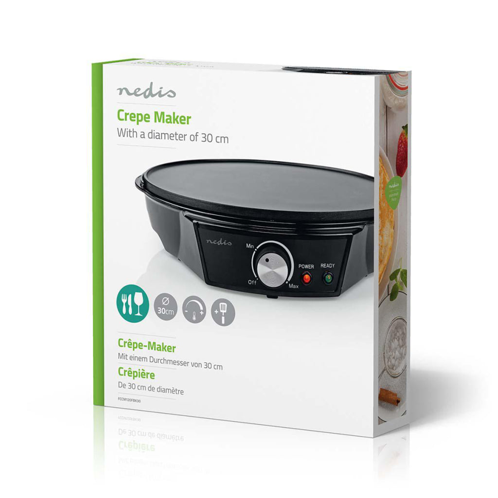 Nedis FCCM120FBK30 Cr ecirc;pes maker 30 cm czarny