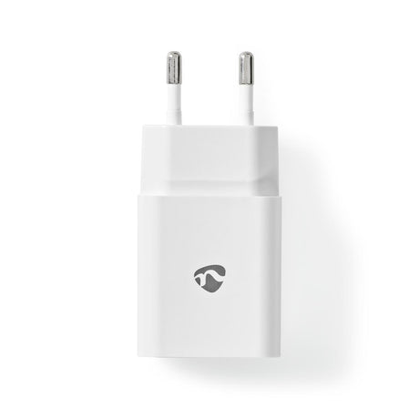 Ładowarka ścienna Nedis wchau242awt 2.4 a 1 wyjście usb-biała