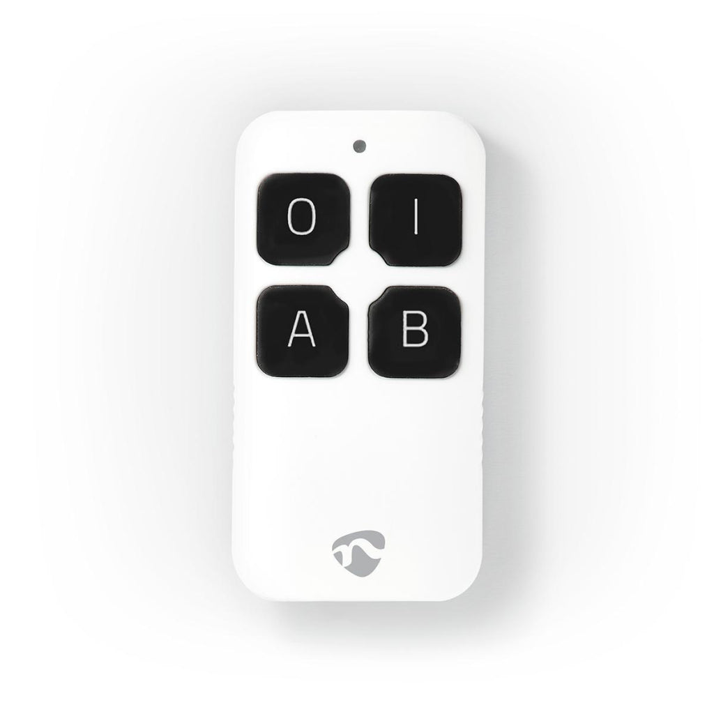 Inteligentny pilot Nedis Zbrc10wt Zigbee z 4 przyciskami i baterią w kolorze białym