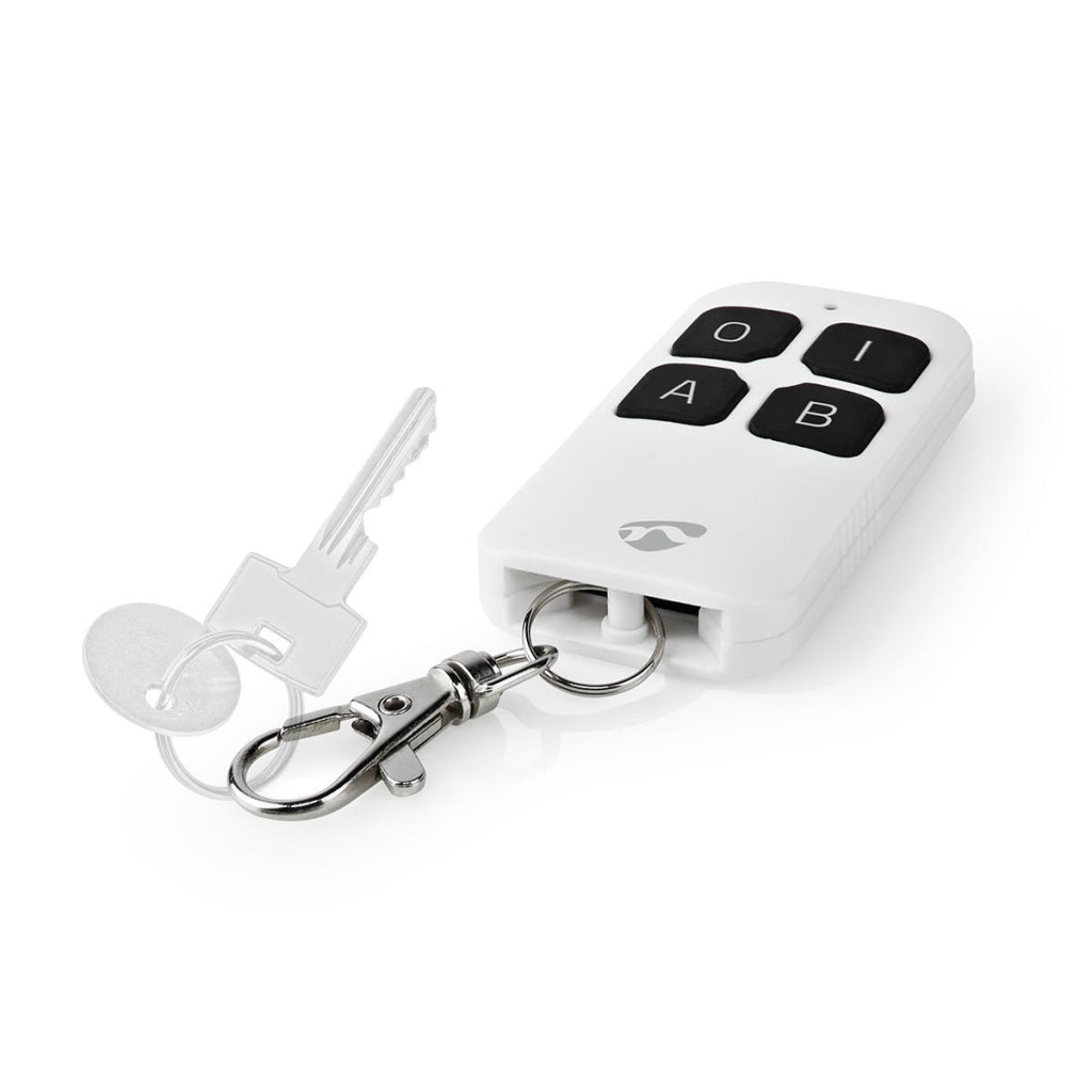 Inteligentny pilot Nedis Zbrc10wt Zigbee z 4 przyciskami i baterią w kolorze białym