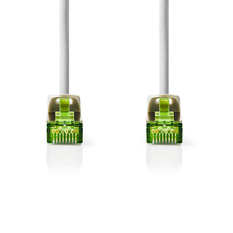 Nedis ccbw85420gy10 cat7-kabel s ftp rj45 męski rj45 męski 1,0 m rond lszh grijs skrzynka okienna