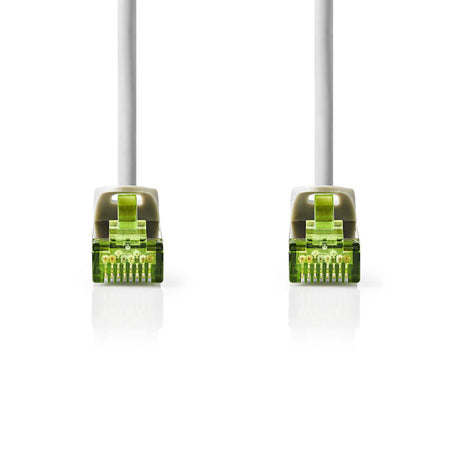 Nedis CCBW85420GY50 Kabel Cat7 S FTP RJ45 Męski RJ45 Męski 5,0 m Okrągły LSZH Szary Okno Box