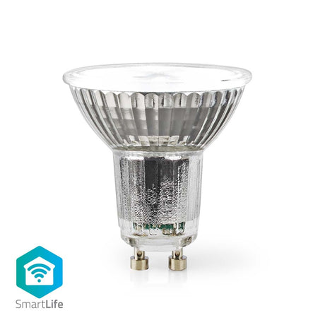 Nedis wifilrc10gu10 smartlife wielokolorowa lampa wi-fi gu10 345 lm 4,9 w rgb ciepła do chłodnej bieli android trade; iOS par16
