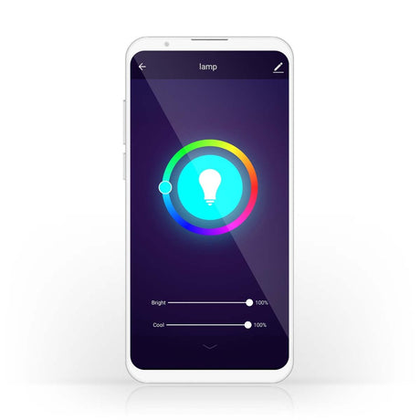 Nedis wifilrc10e27 smartlife wielokolorowa lampa wi-fi e27 806 lm 9 w rgb ciepła do chłodnej bieli android trade; równorzędny iOS