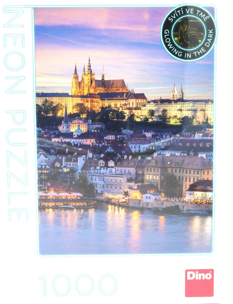 Dinotoys puzzle dinozaury Zamku Praskiego z Czech 1000 elementów