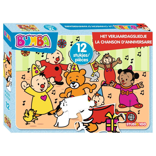 Puzzle Bumba z piosenką urodzinową 12 elementów