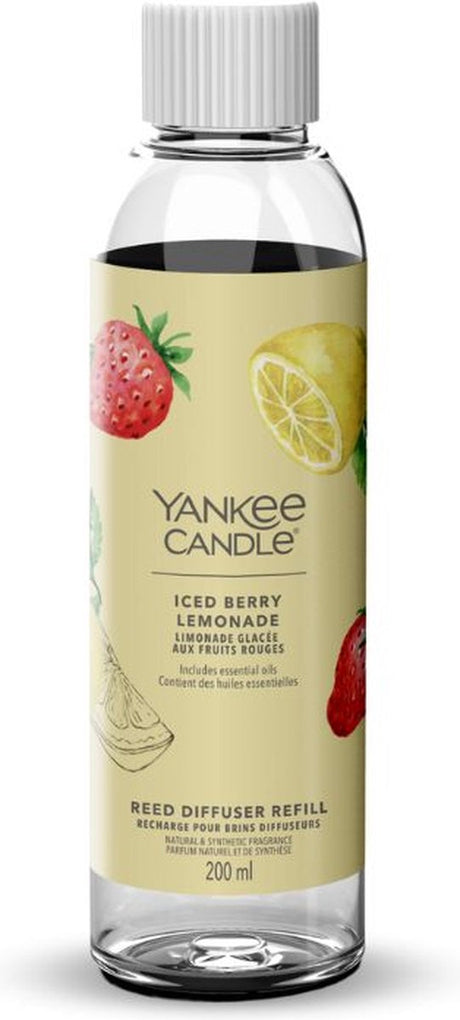 Yankee Candle - wkład do sztyftów zapachowych 200 ml - mrożona lemoniada jagodowa