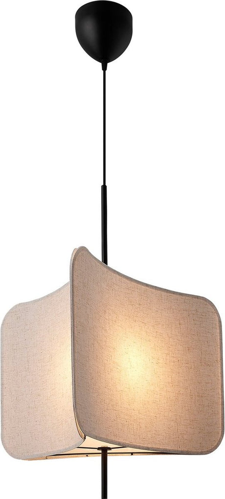 Lampa wisząca Nordlux tinto-e27-tekstylna-czarna