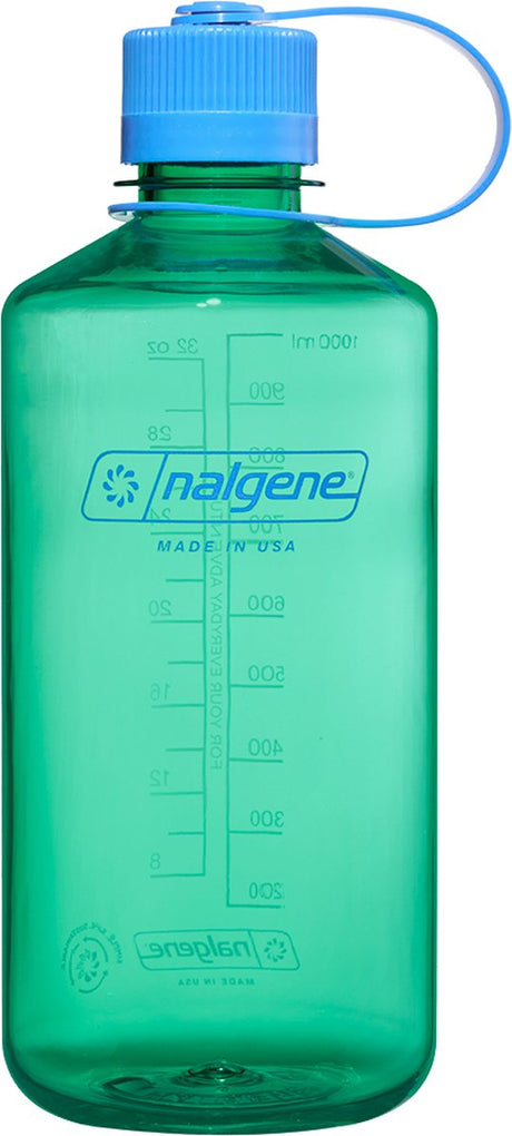 Nalgene - narrow mouth bottle - drinkfles - waterfles - lekvrij - 1000ml - bpa free - sustain - pastel green