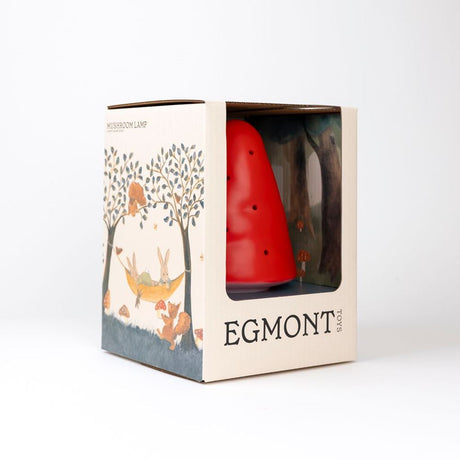 Lampa Egmont grzybkowa czerwona + ściemniacz.
